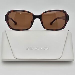 Michael Kors Lea M2946S Tortoise Frame Polarized Brown Lens Sunglasses w/ Case